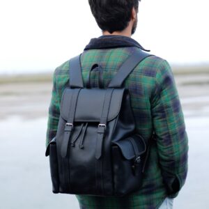 sac à dos cuir noir homme