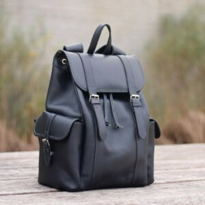 sac à dos homme cuir noir